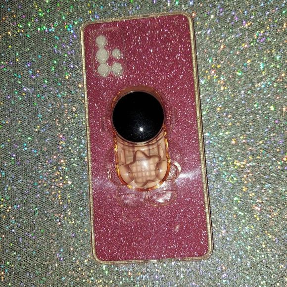 Astronaut Foldable Phone Case Stand Holder for Galaxy  A71 4G - Picture 3 of 8